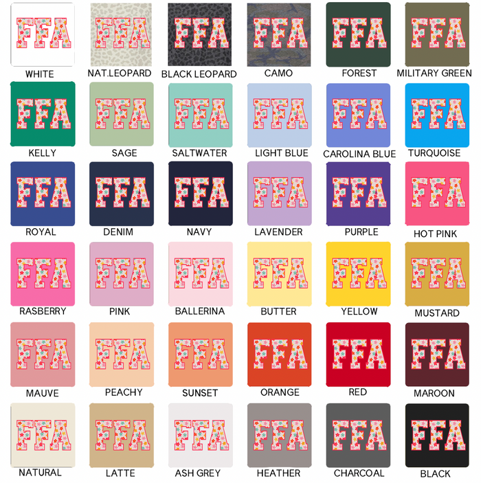 FFA Floral– Infant/Toddler/Youth