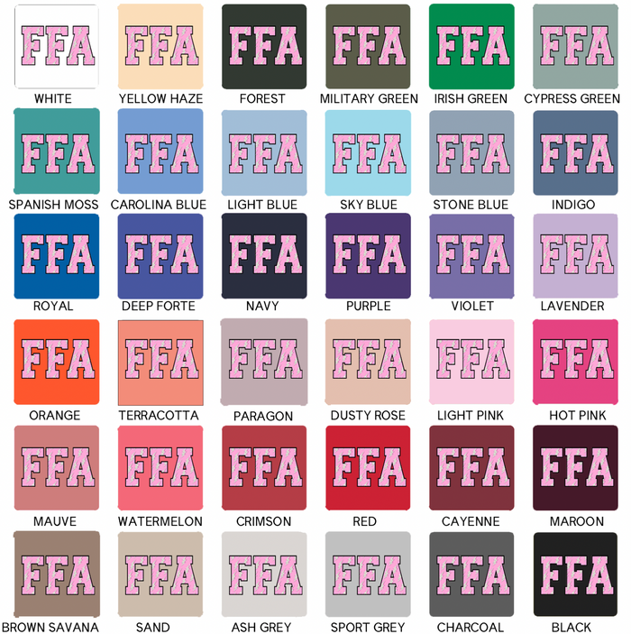 FFA Pink Lightning Bolt– Crewneck