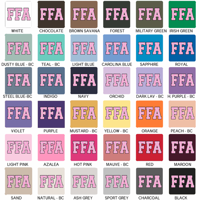 FFA Pink Lightning Bolt– Hoodie