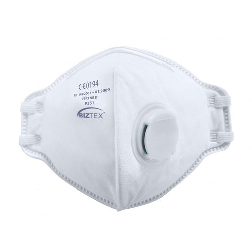 FFP3 Valved Dolomite Fold Flat Respirator Per/20