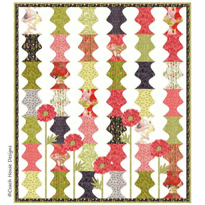 Field of Poppies Quilt Pattern