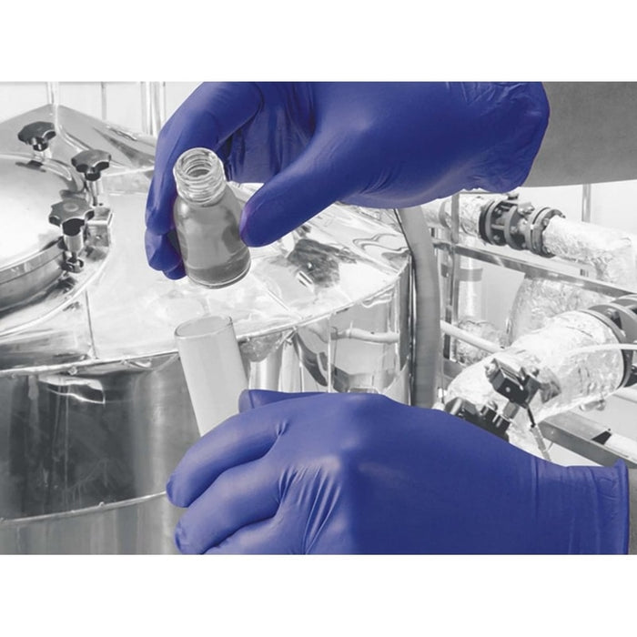 Finite P Indigo AF Nitrile Gloves Per/100