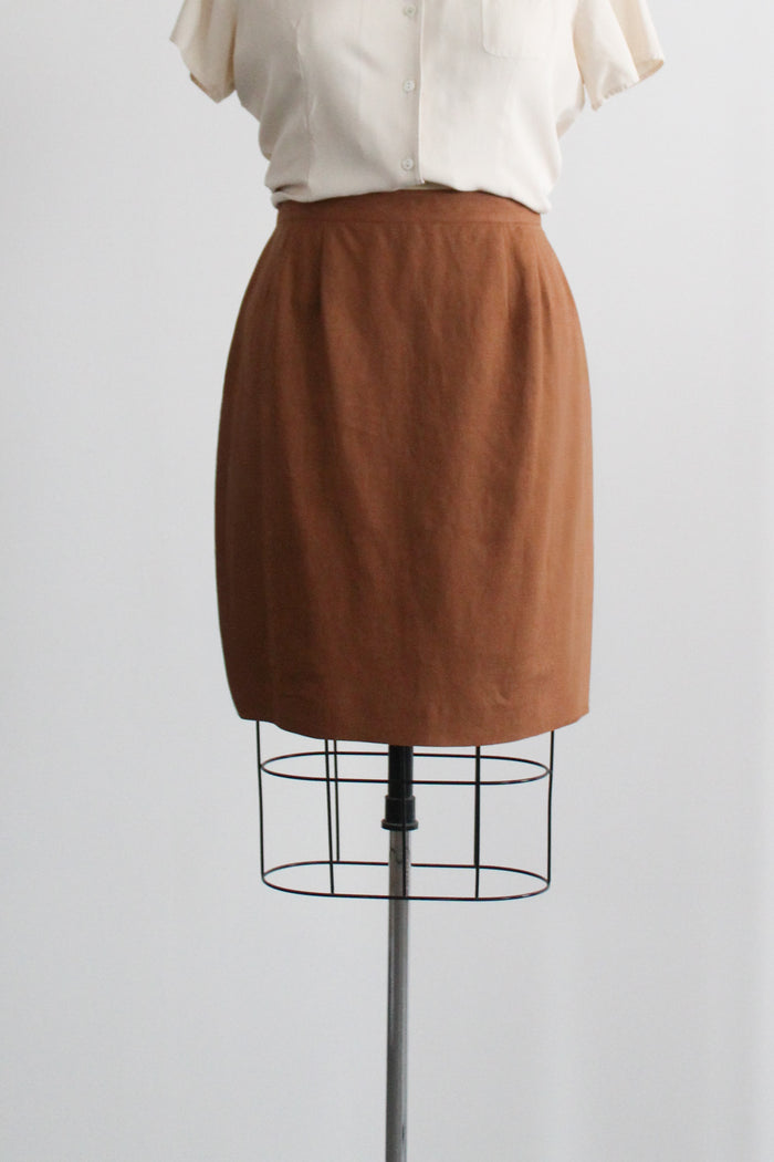 fireside linen skirt