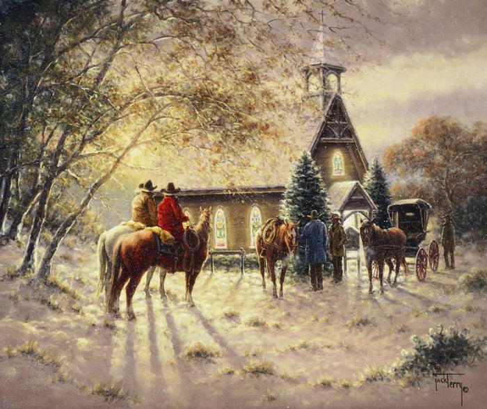 Jack Terry First Ones There Christian Western art prints