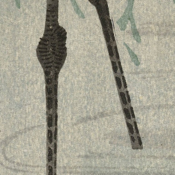Fishing Crane in Shallow Water by Ohara Koson, 1900