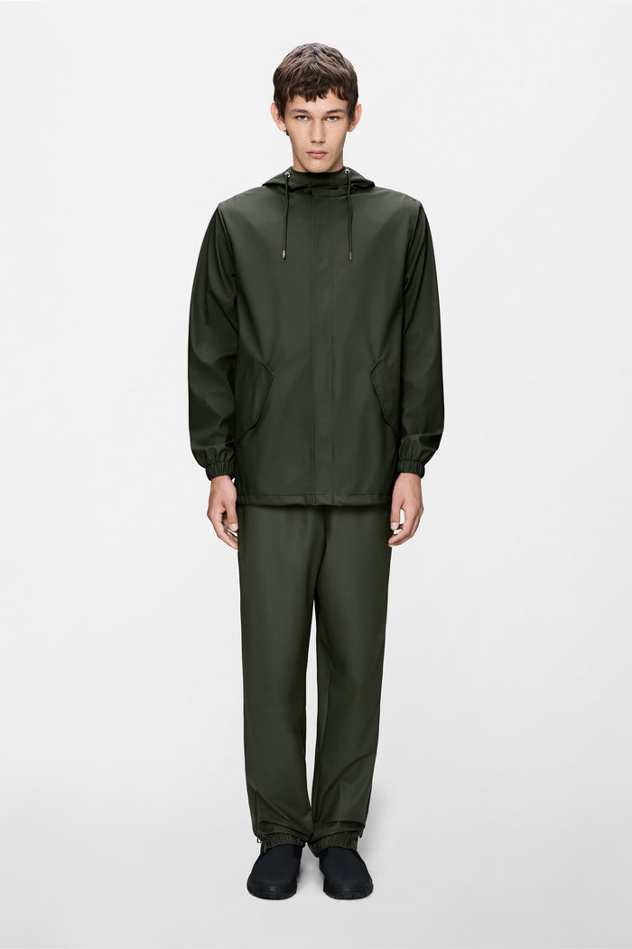 RAINS Fishtail Jacket Green Jacket