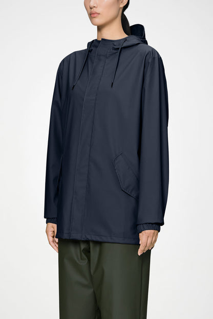 RAINS Fishtail Jacket Navy Jacket