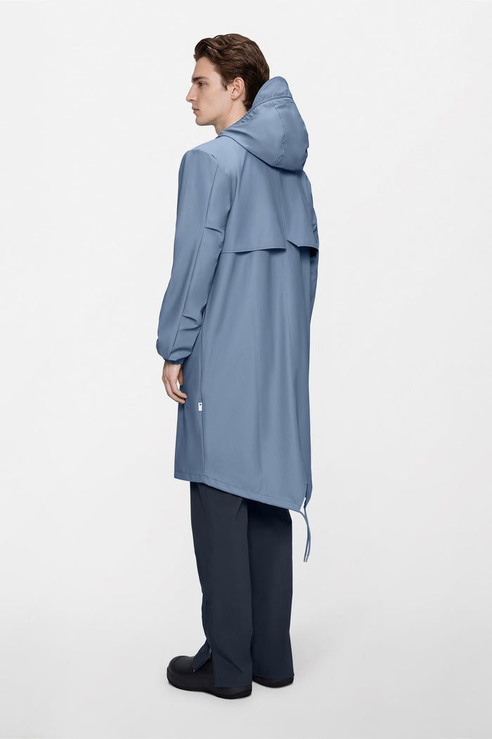 RAINS Fishtail Parka Blue Dusk Jacket