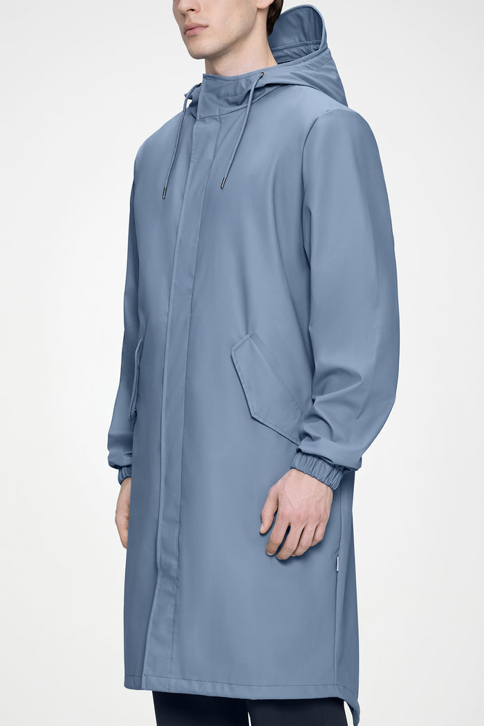 RAINS Fishtail Parka Blue Dusk Jacket