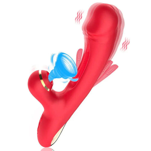 Flapping Sucking Rabbit Vibrator Sex Toys for Women - xinghaoya official store