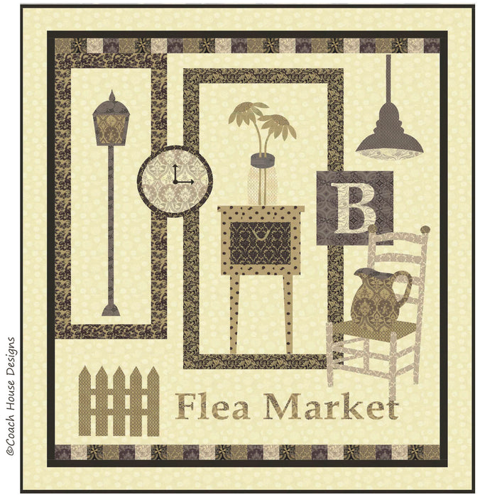 Flea Market Downloadable PDF Quilt Pattern
