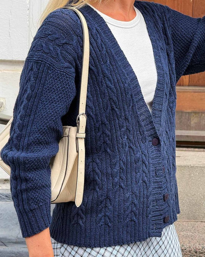 Flette jacket by Hanne Falkenberg, knitting pattern Knitting patterns Hanne Falkenberg