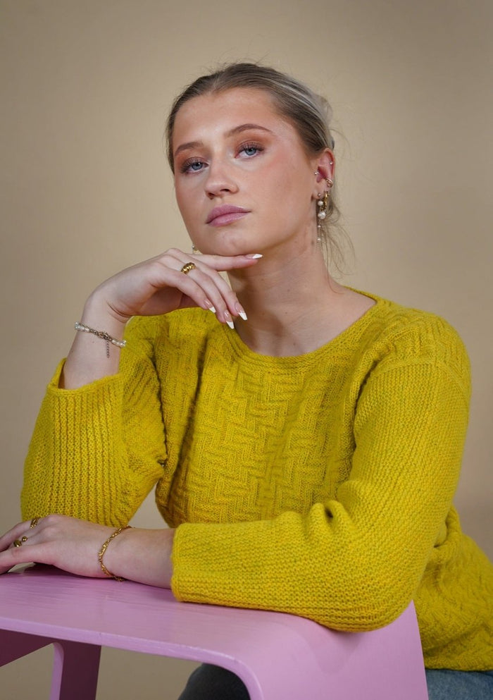 Flex sweater by Hanne Falkenberg, No 20 knitting kit Knitting kits Hanne Falkenberg