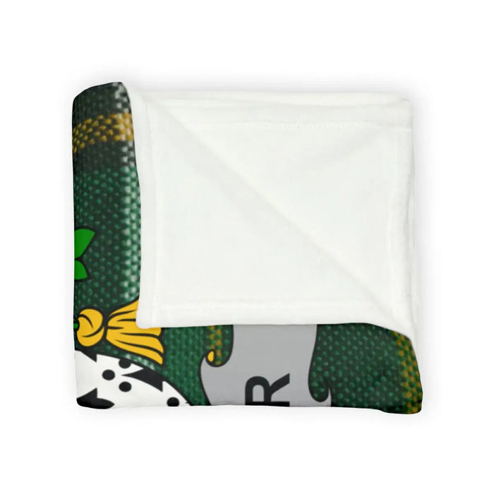 Green and Yellow Themed Cozy Throw Blanket