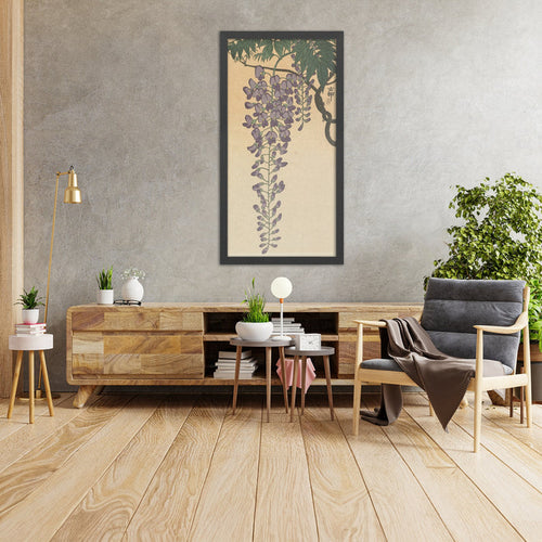 A framed image of