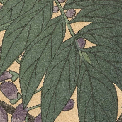Flowering Wisteria by Ohara Koson, 1877