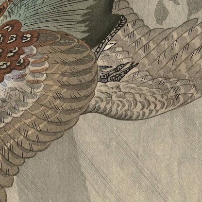 Flying Pheasant by Ohara Koson, 1910