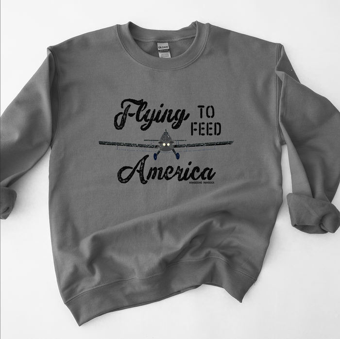 Flying To Feed America – Crewneck
