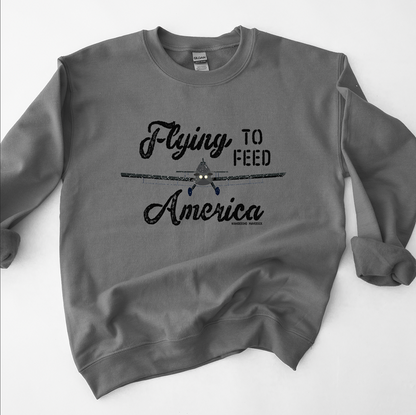 Flying To Feed America – Crewneck