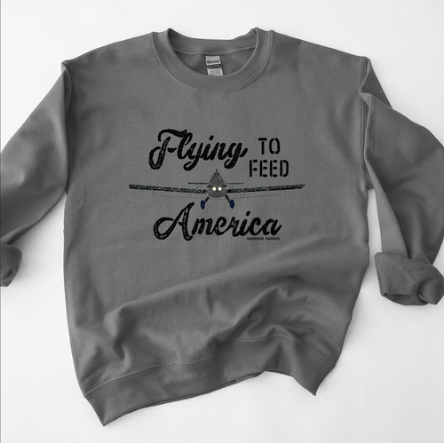 Flying To Feed America – Crewneck