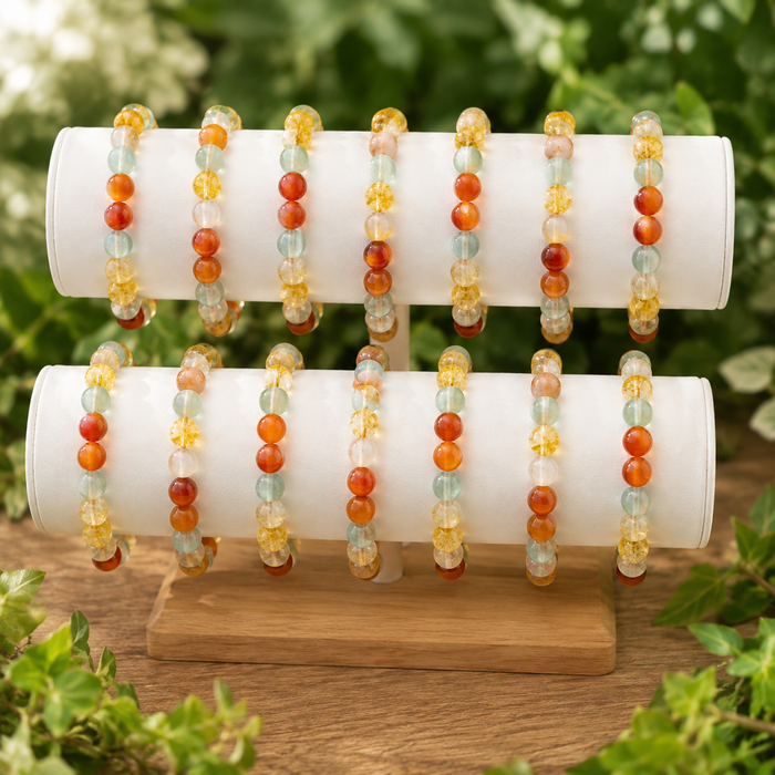 FOCUS AND CONCENTRATION Crystals Bracelet for Student.