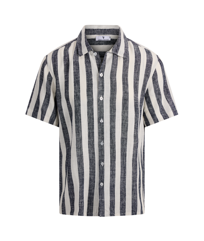 Urban Pioneers Male Folke Shirt SS SS SHIRT DARK NAVY