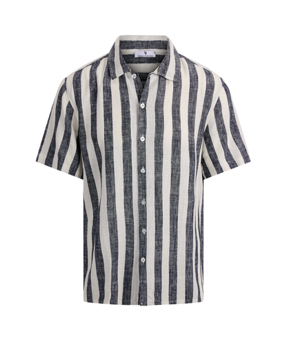 Urban Pioneers Male Folke Shirt SS SS SHIRT DARK NAVY
