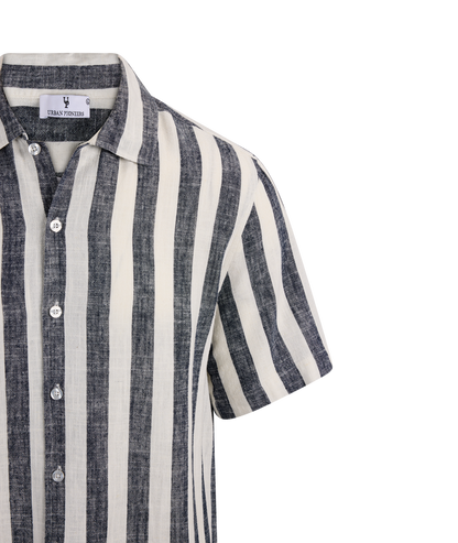 Urban Pioneers Male Folke Shirt SS SS SHIRT DARK NAVY