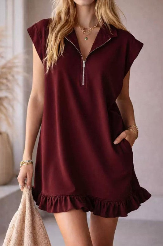 For All the Errands Casual Dress-Wine-SMALL-Cute-Trendy-Shop-Womens-Boutique-Clothing-Store