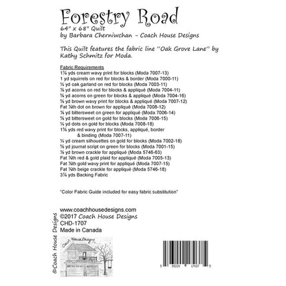 Forestry Road Quilt Pattern