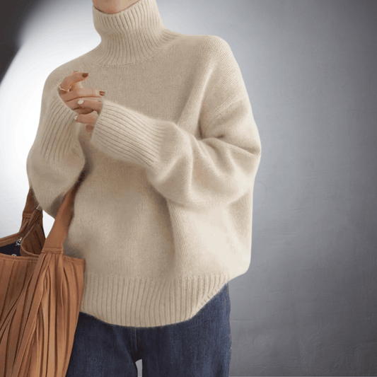 Fosette - Pull Col Roulé en Cachemire Doux pour un Confort Inégalé