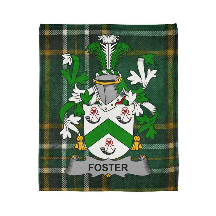 Foster Family Crest Tartan Plaid Blanket