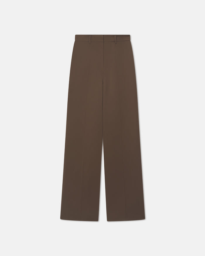 Franny - Structured pants - Wood