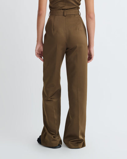 Franny - Structured pants - Wood