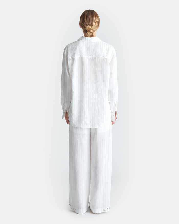 Fryda - Striped shirt - White
