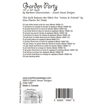 Garden PartyQuilt Pattern