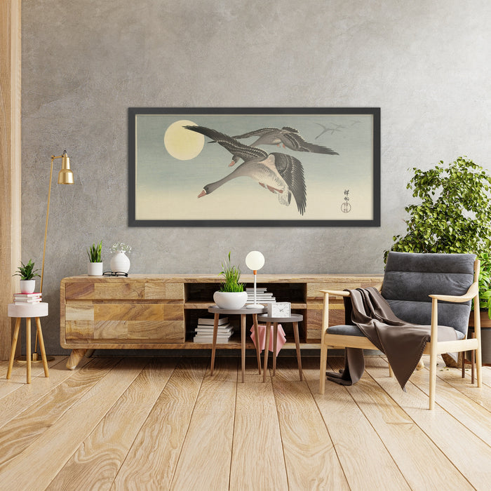 A framed image of