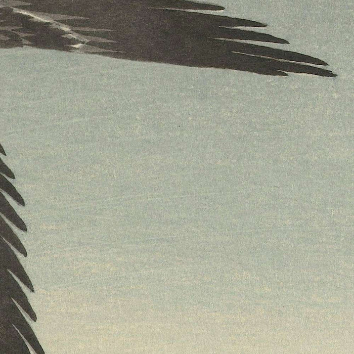 Geese at full moon II by Ohara Koson, 1925