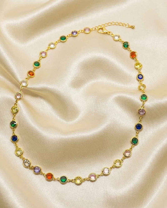 Georgiana Gold Plated Necklace - The Classic Boutique
