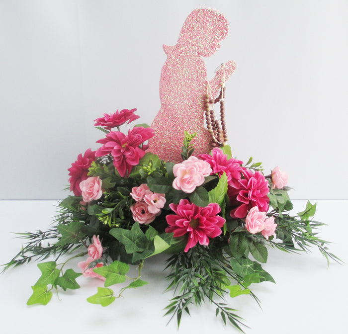 Girl Praying Cutout