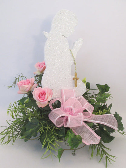 Girl Praying Cutout