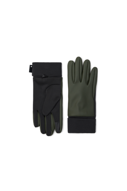 RAINS Gloves Green Gloves & Mittens