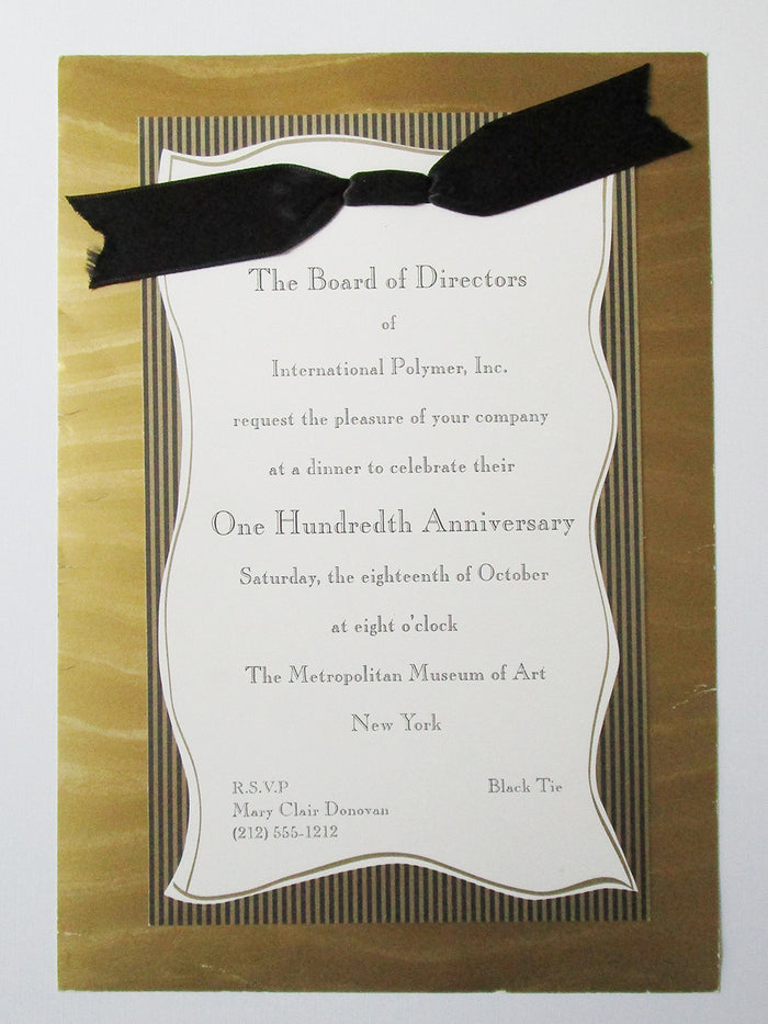 Black and Gold Formal Invite - Designs by Ginny