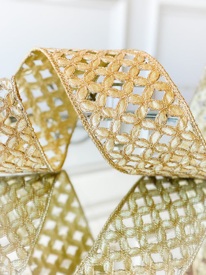 Gold Cutout Ribbon
