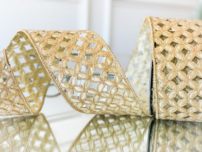 Gold Cutout Ribbon
