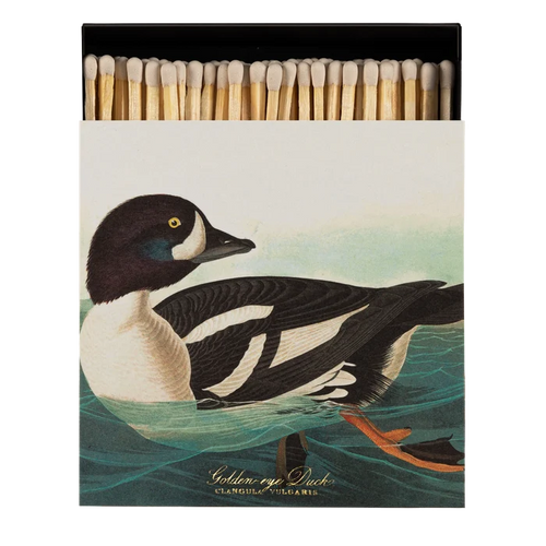 Golden Eye Duck Square Safety Matches Eleish Van Breems Home
