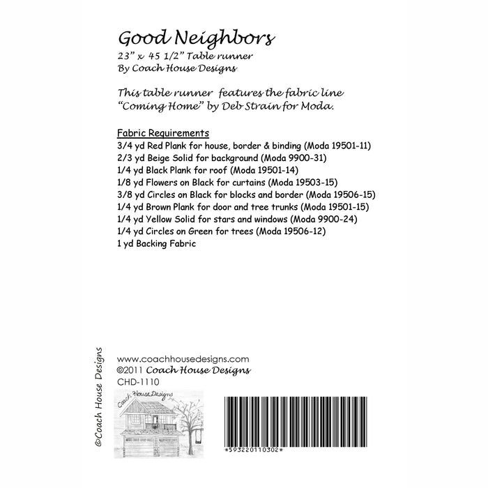 Good Neighbors Quilt Pattern