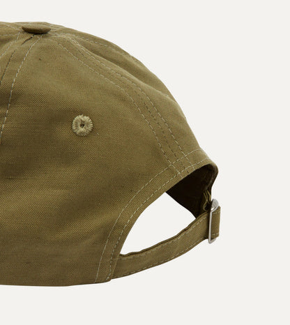 Green Pigeon AppliquÃ© Emblem Cotton-Linen Baseball Cap