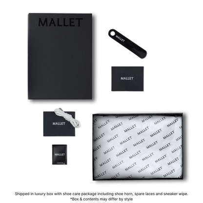 Mallet London Shoebox Contents