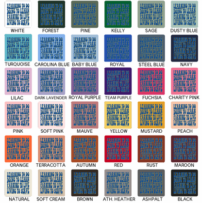 Groovy FFA Motto COLOR- Bella Canvas T-Shirt